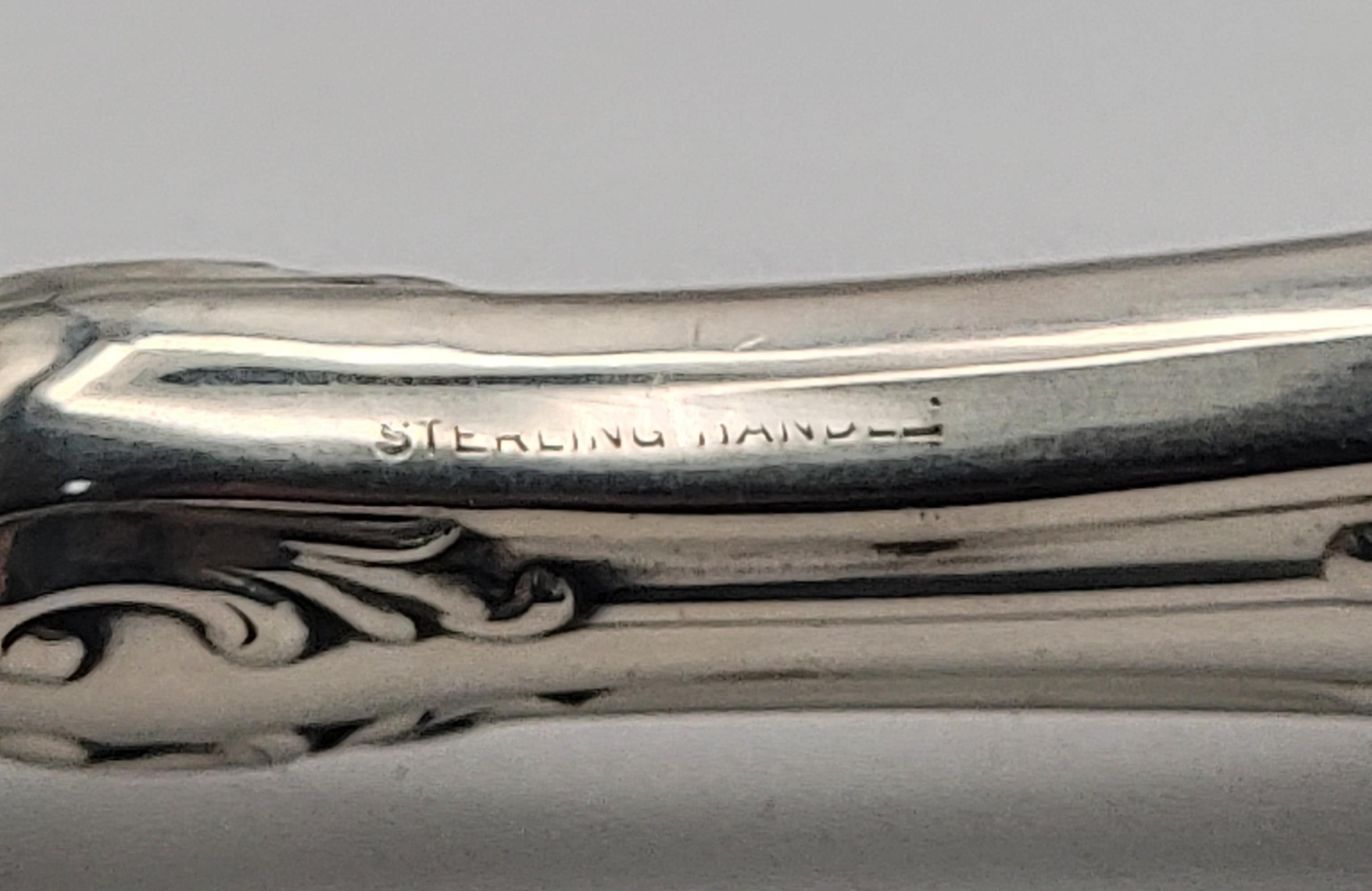 4 Pc. Gorham "Melrose" 8-7/8" Sterling Handle Dinner Knives