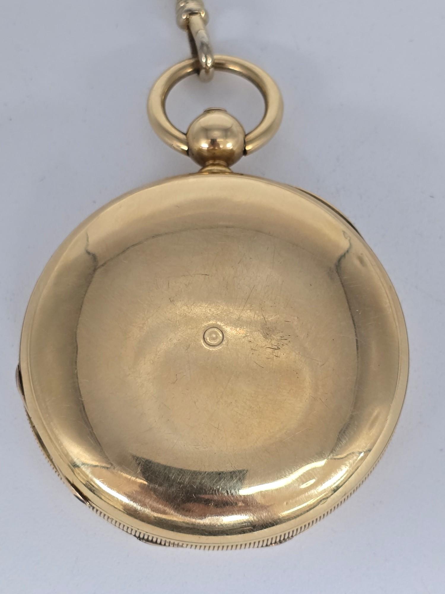 18K Gold 1868 American Waltham Wm. Ellery Hunting Case Pocket Watch