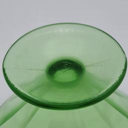 13 Pc. Federal Block Optic Uranium Depression Glass Sherbets
