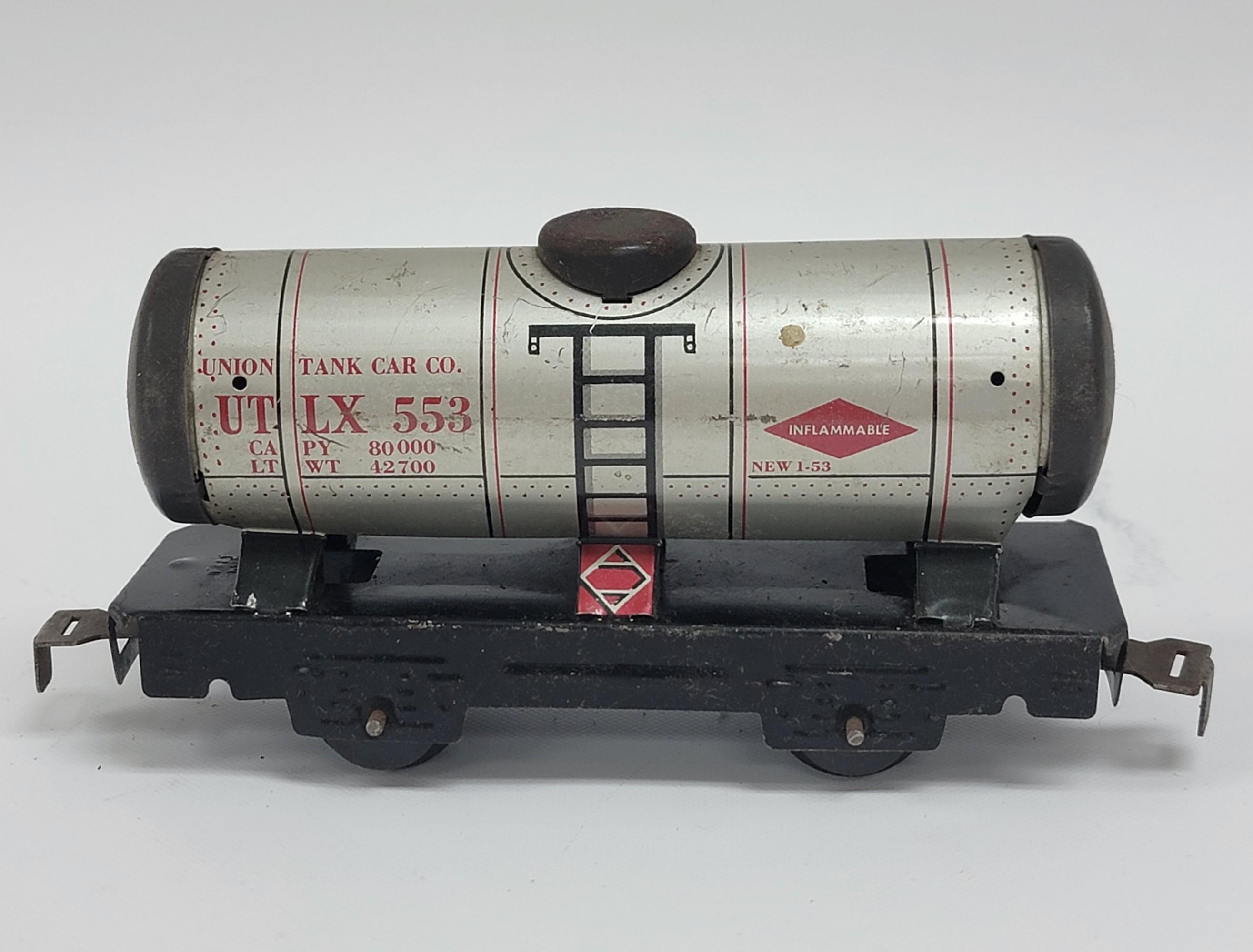 Vintage Marx Wind-Up Mechanical Smoking Train Set In Box