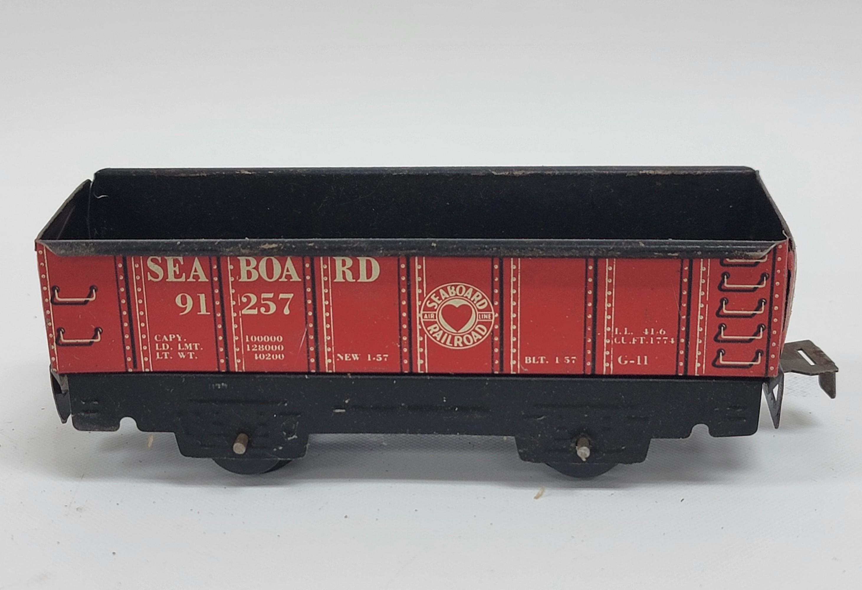 Vintage Marx Wind-Up Mechanical Smoking Train Set In Box