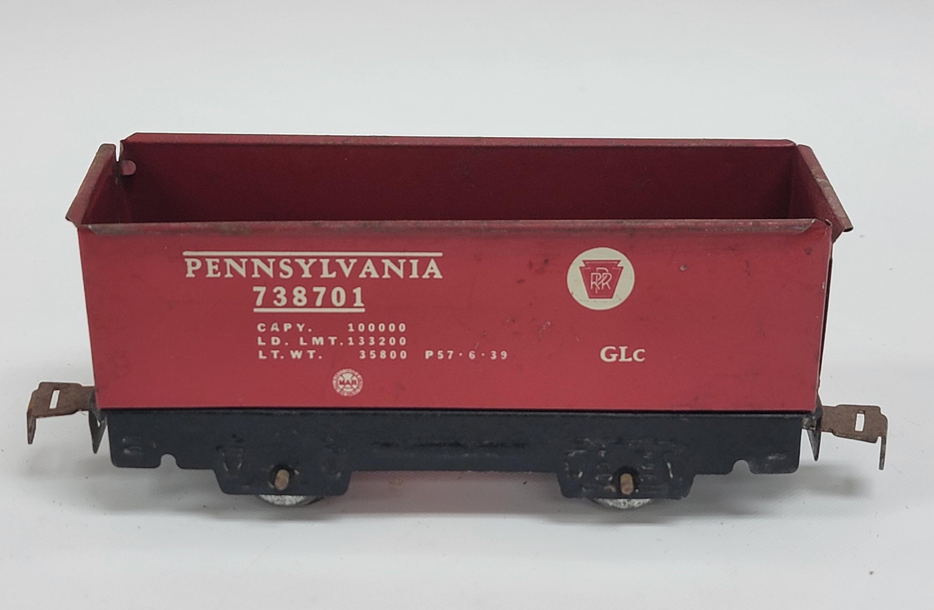 Vintage Marx Wind-Up Mechanical Smoking Train Set In Box