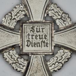 WWII German Third Reich 25 Year Faithful Service Cross