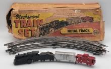 Vintage Marx Wind-Up Mechanical Train Set In Box