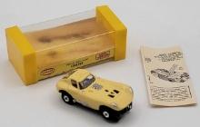 New In Box Aurora T-Jet Yellow Cheetah HO Scale Slot Car #1403