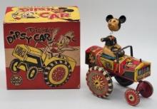Vintage Marx Tin Litho Wind-Up Disney Dipsy Car In Box