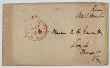 Robert M.T. Hunter Confederate Secretary Of State Addressed Franked Envelope