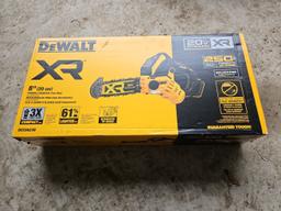 DeWalt 20V Brushless 8" Pruning Chain Saw.