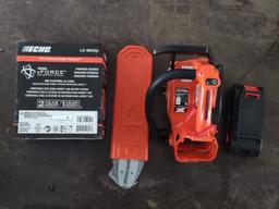 Echo String Trimmer, Hedge Trimer, Top Handle Chainsaw, & Handheld Blower