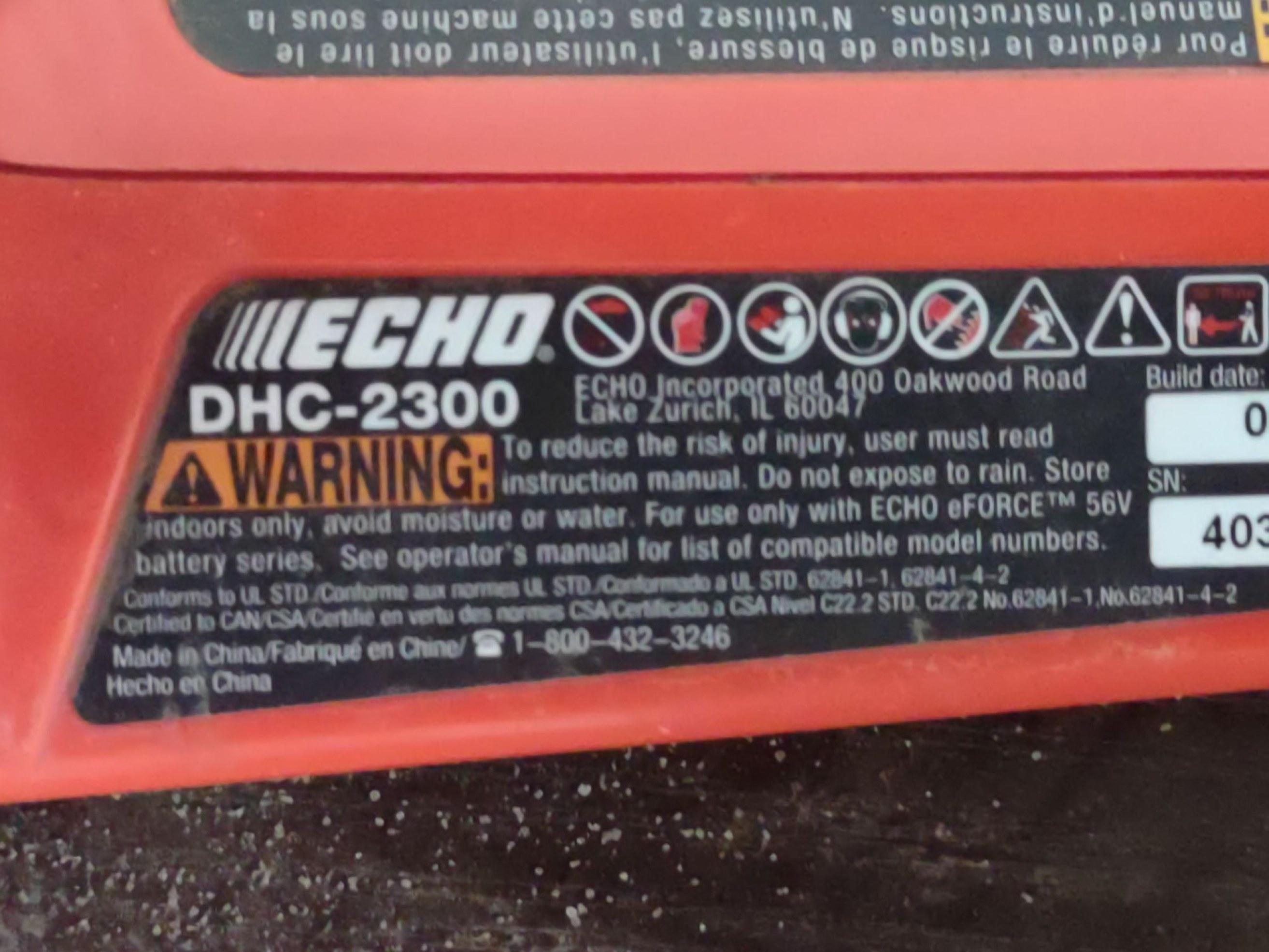 Echo String Trimmer, Hedge Trimer, Top Handle Chainsaw, & Handheld Blower