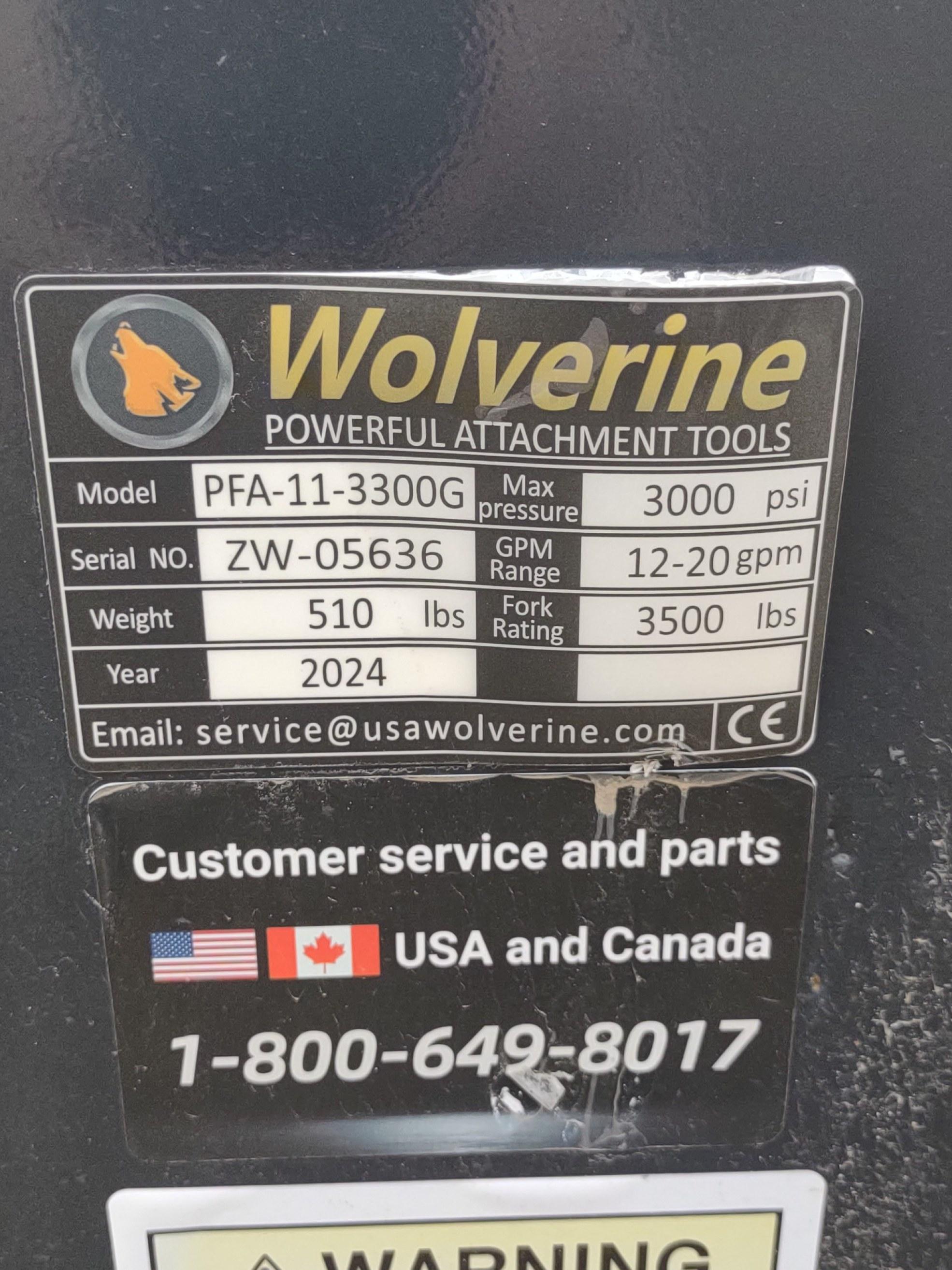 2024 Wolverine Quick Attachment Forks