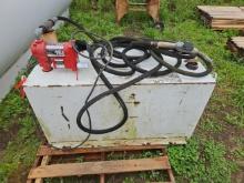 Steel Fuel Tank W/Fill-Rite 12V Pump.