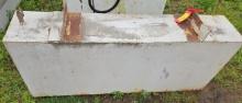 Steel Holding Tank.