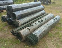 Holland PVC Coated 16 Gauge Green Steel Fencing