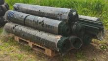 Holland PVC Coated 16 Gauge Green Steel Fencing