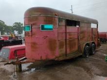 20' Livestock/ Horse Trailer