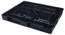 Black & Gray Plastic Stackable Pallets