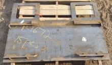 Skid Steer Plate w/ Guard