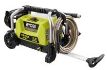 RYOBI 1900 PSI 1.2 GPM Cold Water Wheeled Electric Pressure Washer.