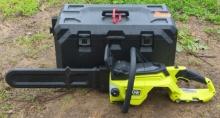 RYOBI 18" 40 V Brushless Chainsaw
