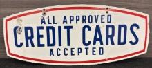 Vintage DSP Credit Cards Sign