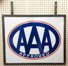 Vintage DST Triple A Ò AAAÓ Approved Sign w/ Bracket