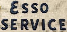 Vintage SSP Esso Service Station Letters Sign
