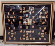 1986 Disney Coca-Cola 15th Birthday 60 Pin Set In Box