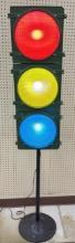 Cruose-Hinds Stop Light Street Signal On Base