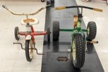 Lot Of 2 Vintage Tricycles
