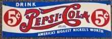 SSP Replica Pepsi-Cola 5¢ Sign