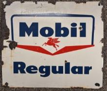 SSP Mobil Regular Gasoline Pump Plate