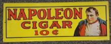 SST Napoleon Cigar 10¢ Sign