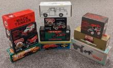 (10) Various Model Texaco Tanker Truck Die Cast Banks