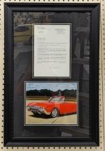 Ford Motor Company Mr. Iacocca Signed Letter & Photograph
