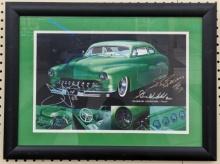 Signed George Barris, Gene Winfield, & Johnny Vegas Photograph