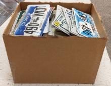 Large Group of 1980's-2000's License Plates