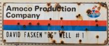 SSP Amoco Texas Well ÒBGÓ #1 Marker Sign