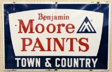 6ft Vintage SSP Benjamin Moore Paints Sign
