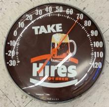 Vtg Hires Root Beer PAM Style Thermometer