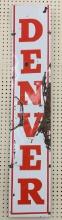 Vintage SSP Denver Vertical Sign 52x10