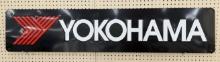 SST Yokohama Tires Embossed Sign