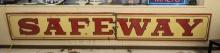 18ft Vintage SSP Safeway Store 2-Piece Adv Sign