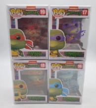 SWAU Authenticated POP! TMNT Teenage Mutant Ninja Turtles Autographed Vinyl Figures
