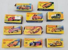 (11) Vintage Matchbox Lesney Vehicles in Boxes