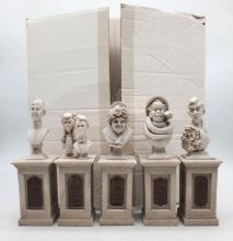 Disney Parks Haunted Mansion Pillar Bust Set.