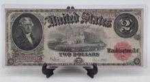 1917 Large $2 Two Dollar United States Legal Tender