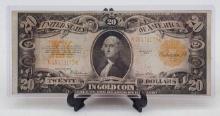 1922 Large $20 Twenty GOLD Certificate Dollar United States Legal Tender