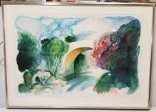 William Tillyer Abstract Watercolor Painting
