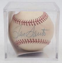 JSA Autograph Signature Ron Santo on Official National League Ball